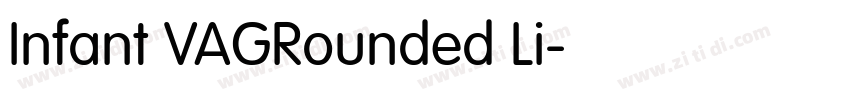 Infant VAGRounded Li字体转换